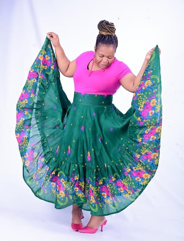 Green Xitsonga Skirt - Image 2