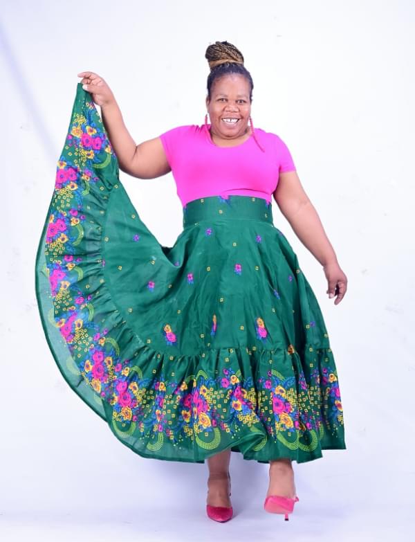Green Xitsonga Skirt