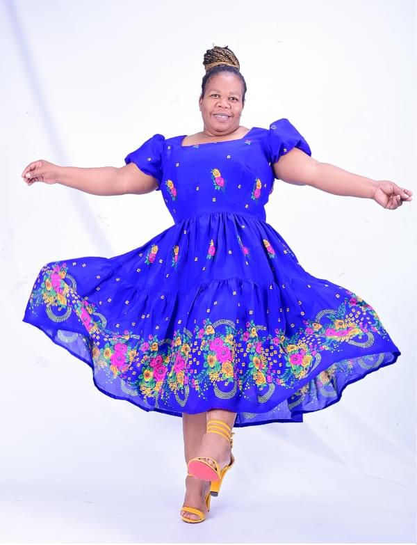 Royal blue Tsonga - Image 3