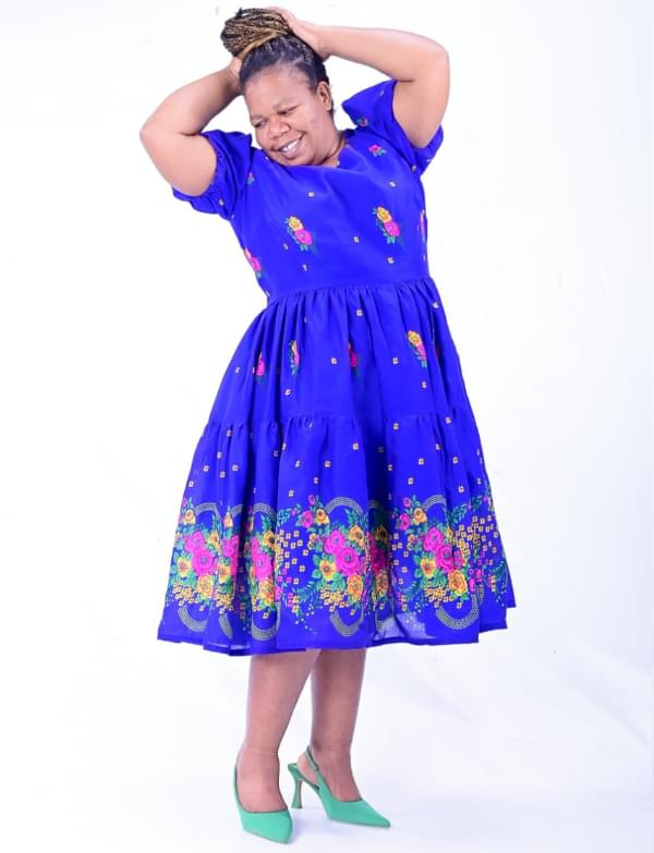 Royal blue Tsonga - Image 4